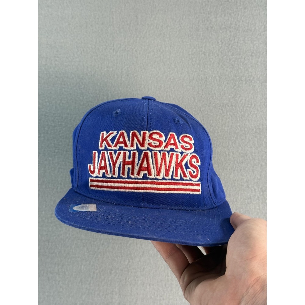 Kansas Jayhawks Hat Cap Snap Back One Size Blue NCAA Captivating Headwear